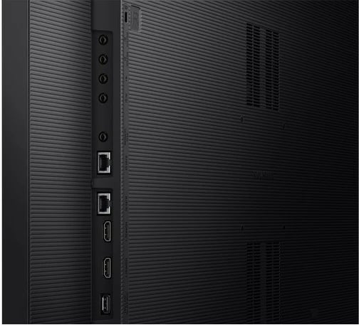 Monitor signage gjysmë-outdoor, Samsung, OM32DX LH32OMDEBGBXEN, 32", FHD 1080p, 2000 nits, Wi‑Fi, IP5X, e zezë