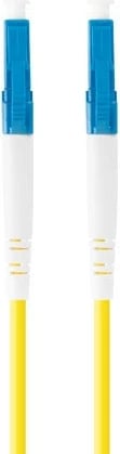 Kabllo fibër optike patch, Lanberg FO-LULU-SS11-0100-YE, LC/UPC në LC/UPC, single-mode G657A1, simplex 3.0 mm, 10 m, e verdhë