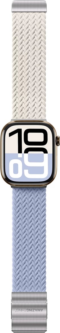 Set rripash AmazingThing Blend Band për Apple Watch 45/46/49mm, Space Blue/Stellar, 2 copë