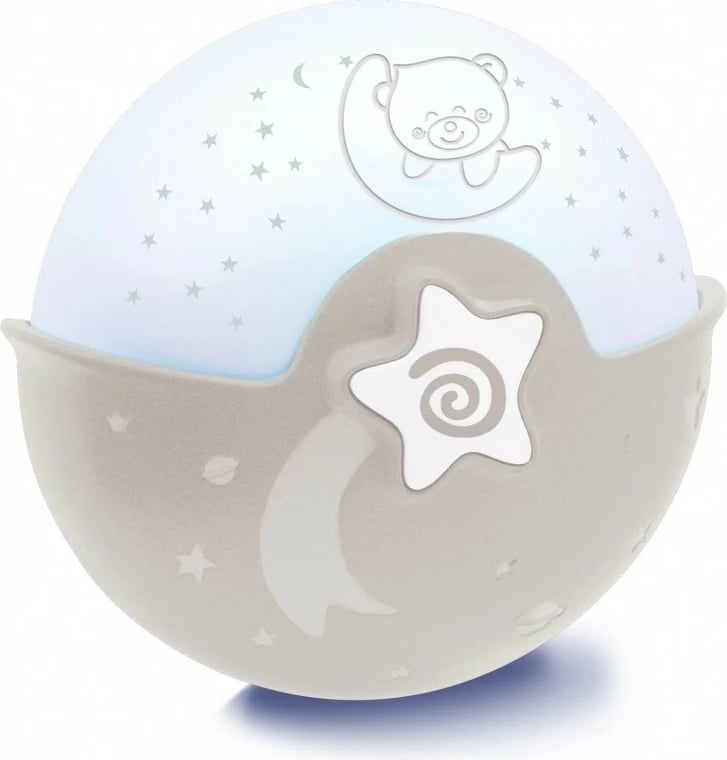 Projektor dhe llambë nate 2-në-1 B-kids Infantino 4909N, Bezhe/Bardhë