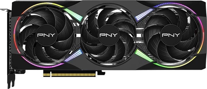 Kartë grafike PNY GeForce RTX 5060 Ti, 8GB DDR7, ARGB, OC, PCI-E 5.0, e zezë