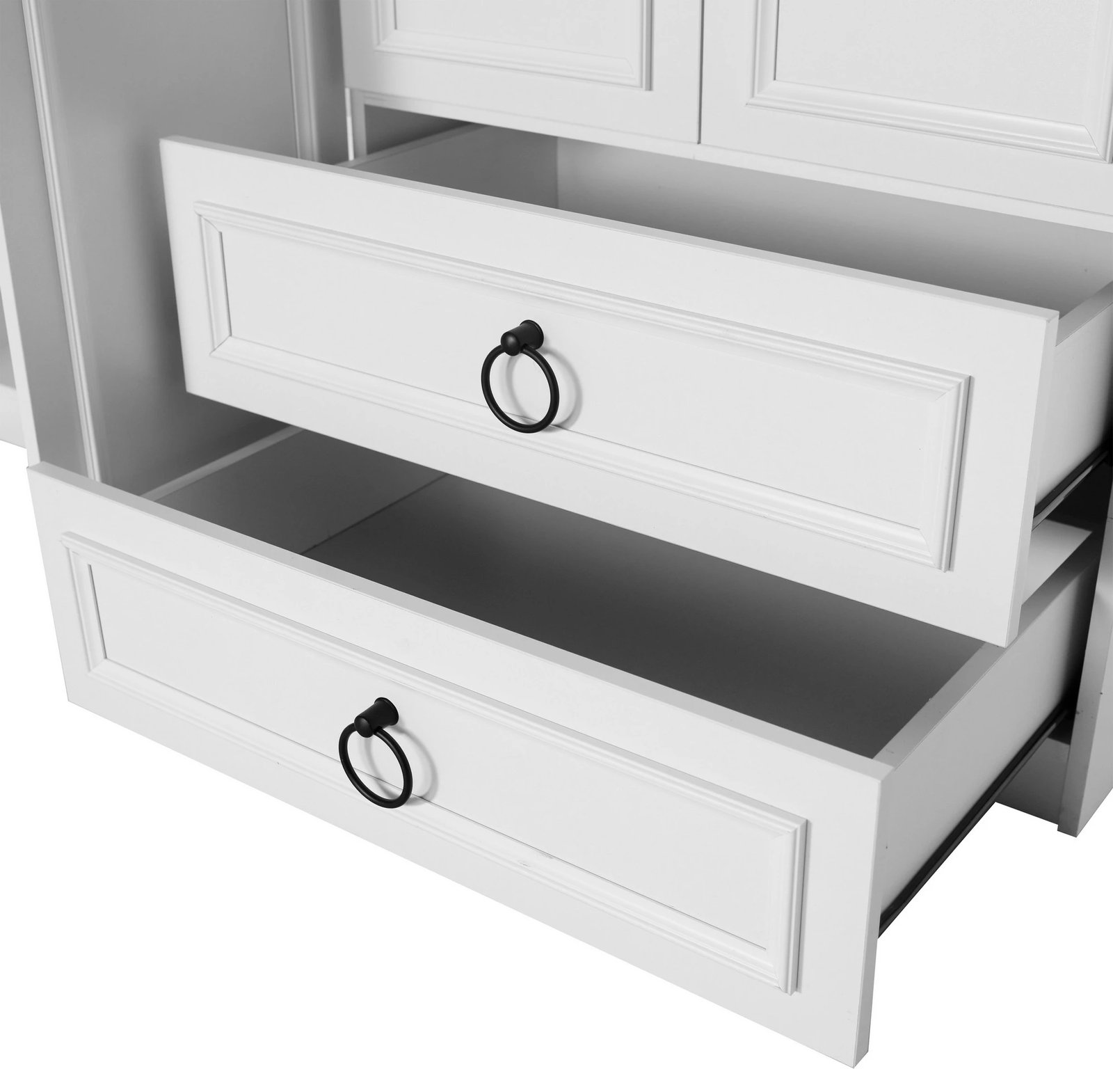 Dollap Hanah Home, Grd-1342-Bb-3, i bardhë, 140x185x52cm, 3 pjesë