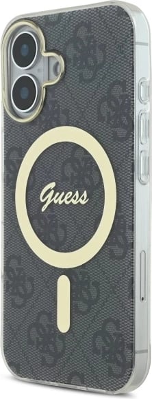 Mbështjellës Guess IML 4G MagSafe për iPhone 16, Zi Mbështjellës Guess IML 4G MagSafe për iPhone 16, Zi