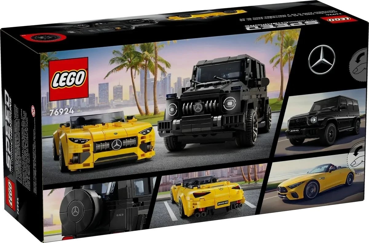 Set LEGO Speed Champions 76924 Mercedes-AMG G 63 dhe Mercedes-AMG SL 63