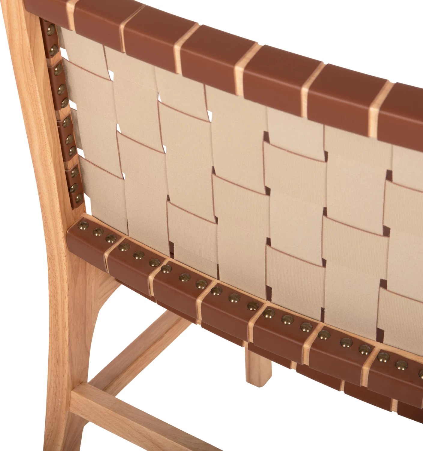 Karrige TOON dru PU lëkurë kafe 49x59x86Hcm.FH9327.01