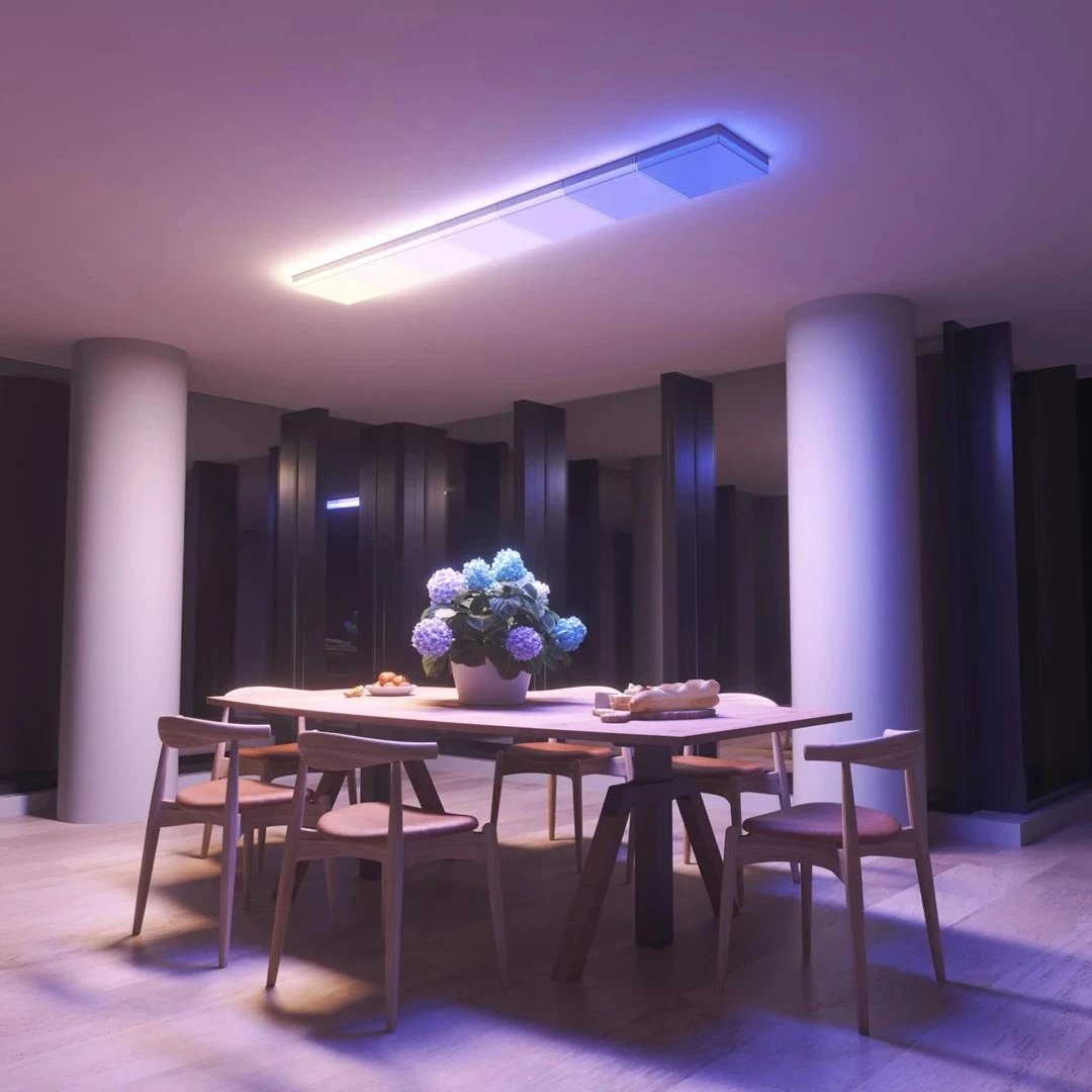 Ndriçues tavani smart Nanoleaf NF083E00-1SL, 3 copë, i bardhë