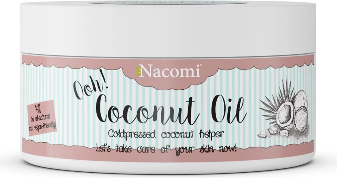 Vaj kokosi Nacomi unrefined coconut oil 100ml