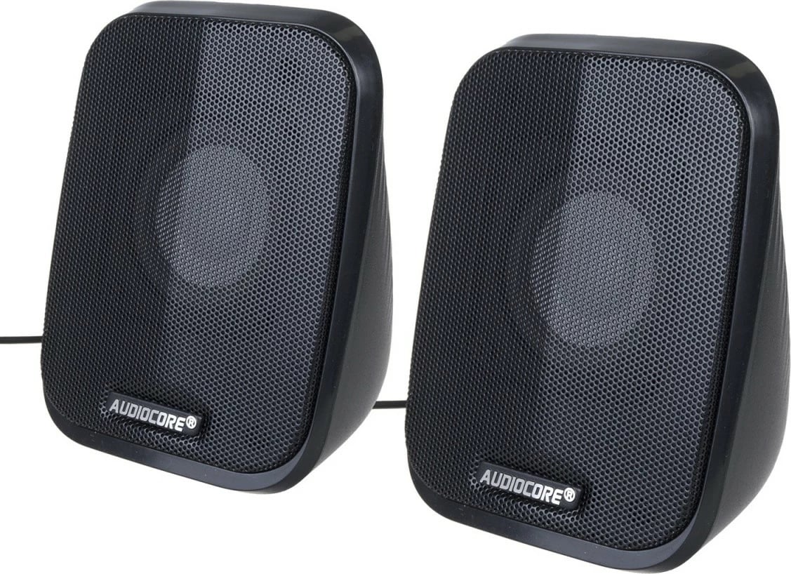 Altoparlantë kompjuteri Audiocore AC835, 6W, USB, të zi