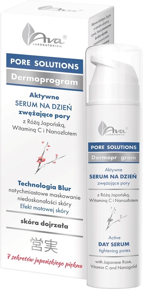 Serum për fytyrë Ava Laboratorium Pore Solutions Active Day për femra, 50ml Serum për fytyrë Ava Laboratorium Pore Solutions Active Day për femra, 50ml