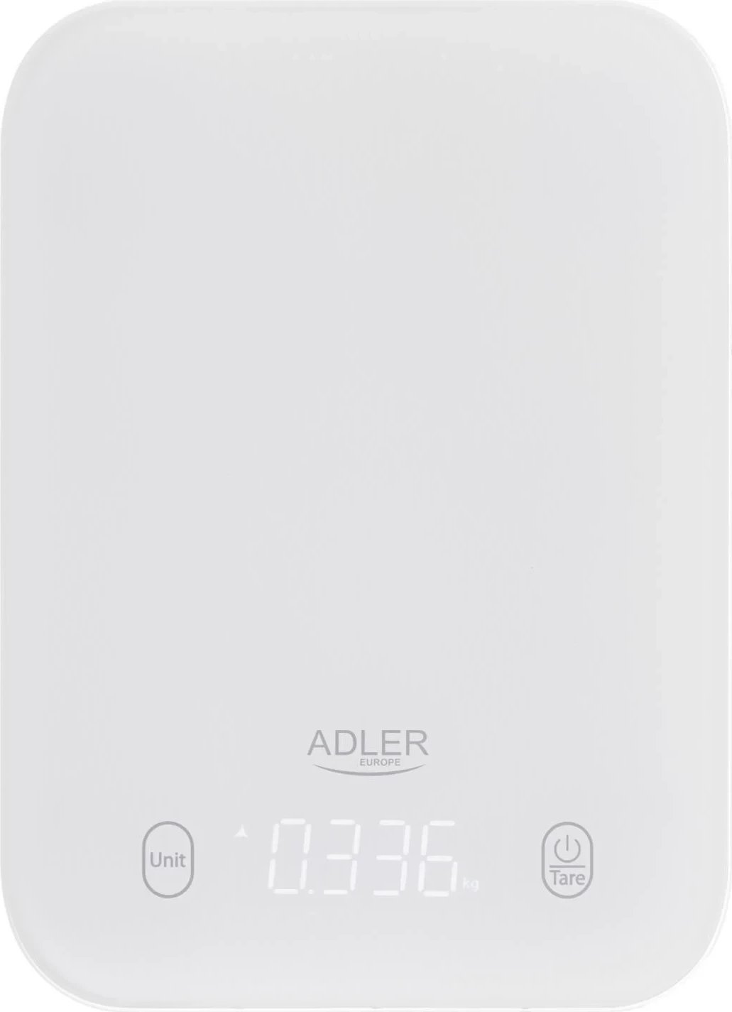 Libra kuzhine Adler AD 3181, elektronike, bardhë