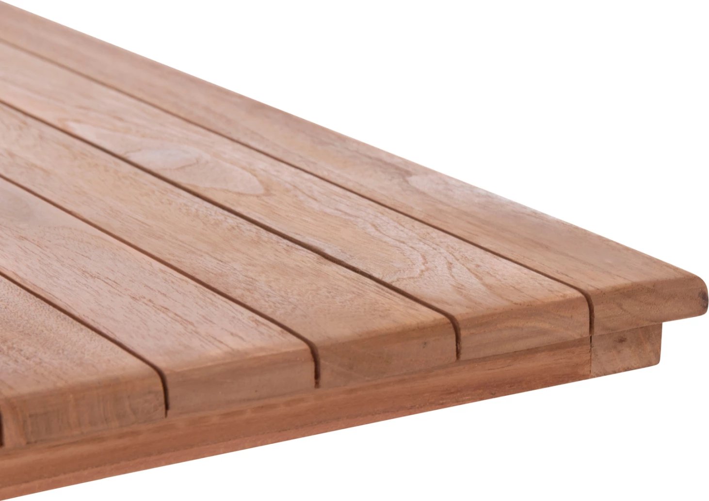 Sipërfaqe tavoline katrore, dru tik natyral, 70x70x4cm