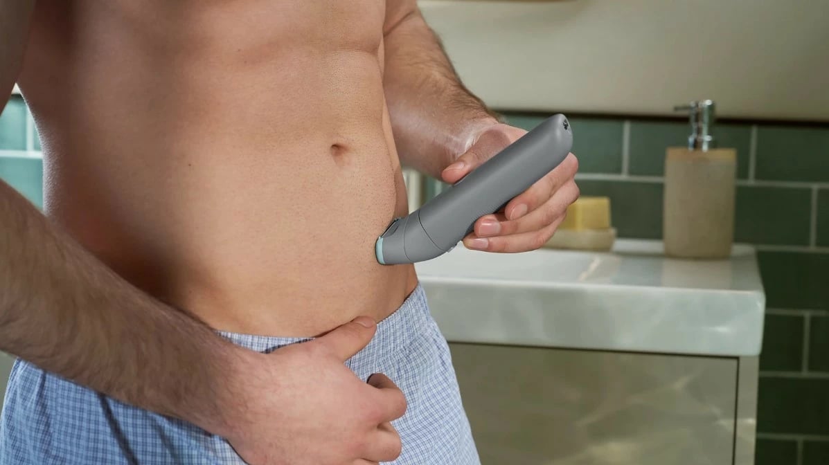 Trimmer trupi Philips Series 3000 BG3480/15, Wet & Dry, bateri 80 min, prerje 0.2 mm, krehra 2/3 mm, USB-A, gri