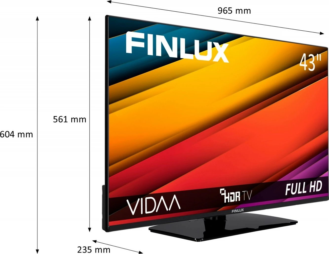 Televizor LED Finlux 43FFV500, 43", Full HD, Smart TV, i zi