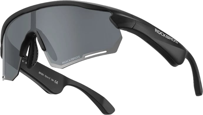Syze sportive Rockbros SP251 me Bluetooth, të polarizuara, të zeza
