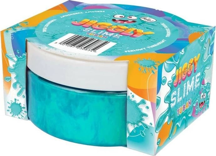 Slime Jiggly TUBAN TU3592, turquoise pearl, 200g