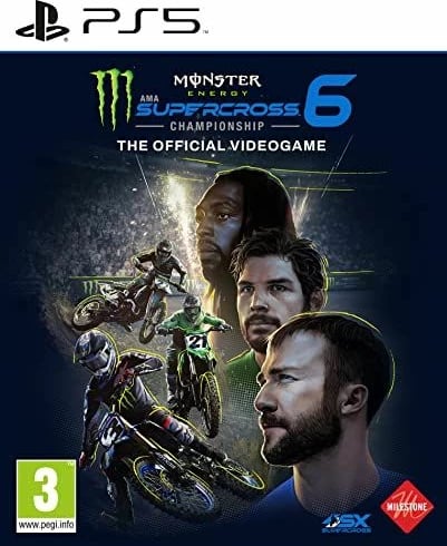 Monster Energy: Supercross 6 - The Official Videogame Disk Version PS5