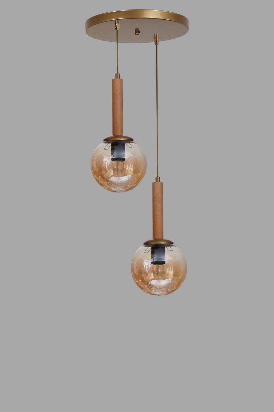 Llambë tavani Opviq, 9072-2, ngjyrë mjaltë, lis, ari