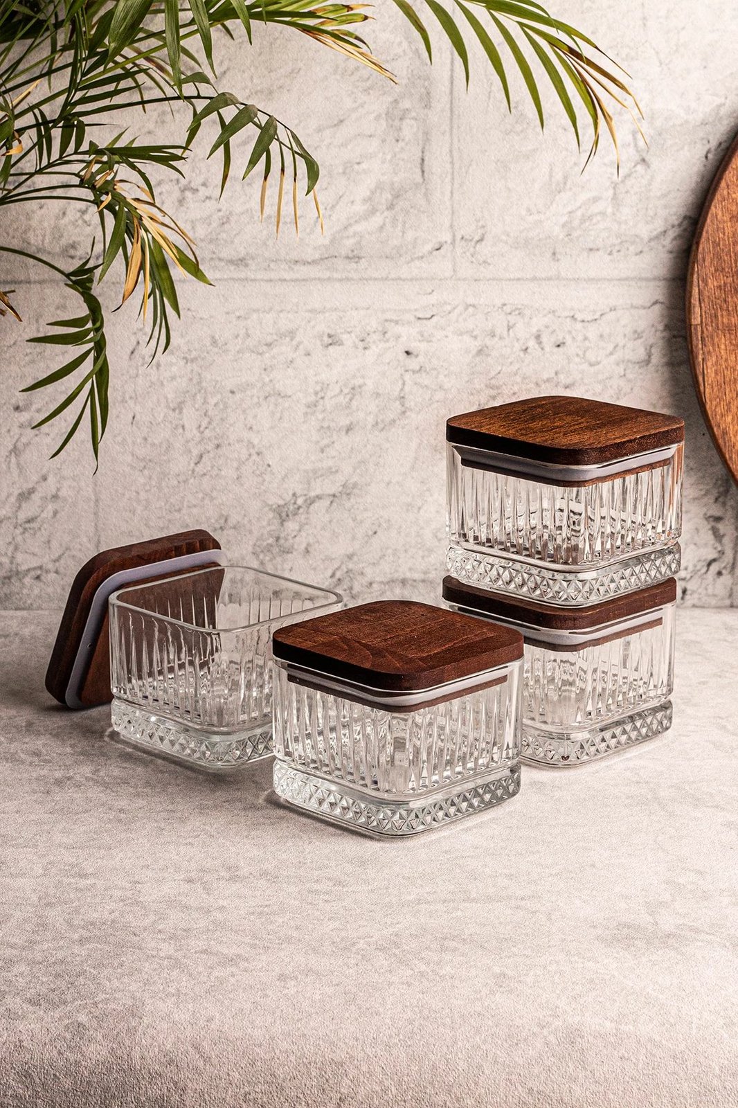 Set pjatash qelqi (8 copë), Hermia Concept, Bella Kare 4
