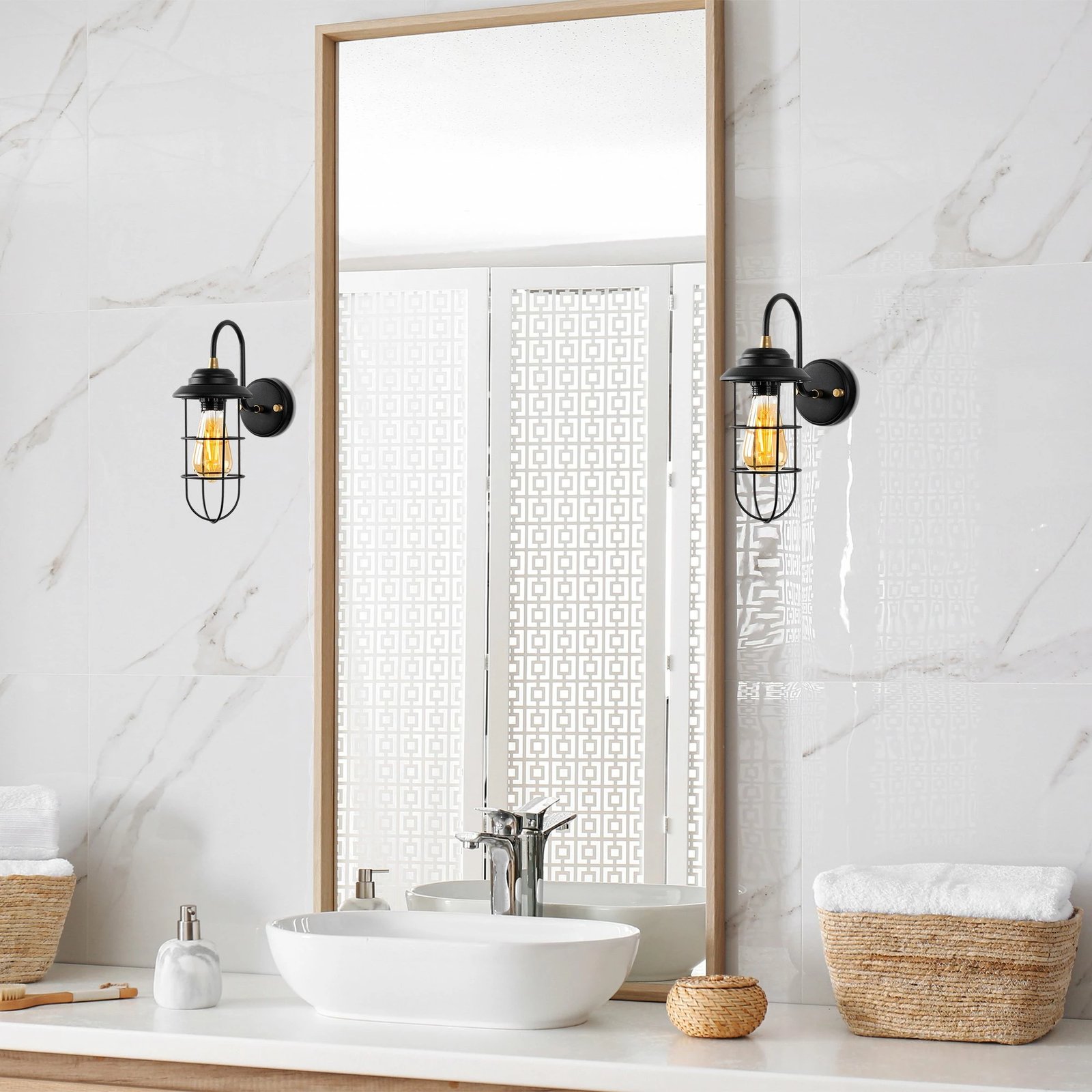 Llambë muri Opviq, mahoni, 13205 Llambë muri Opviq, mahoni, 13205