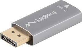 Adapter Lanberg AD-DP-HD-01 DisplayPort në HDMI, 4K, Argjend