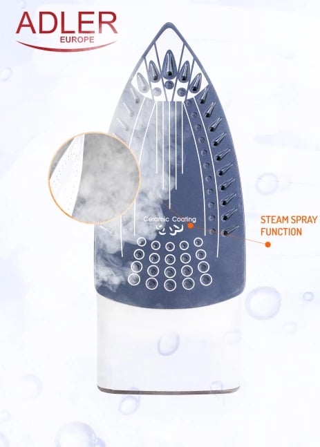 Hekur Adler AD 5030 3000 W taban qeramik depo uji 310 ml avull vertikal