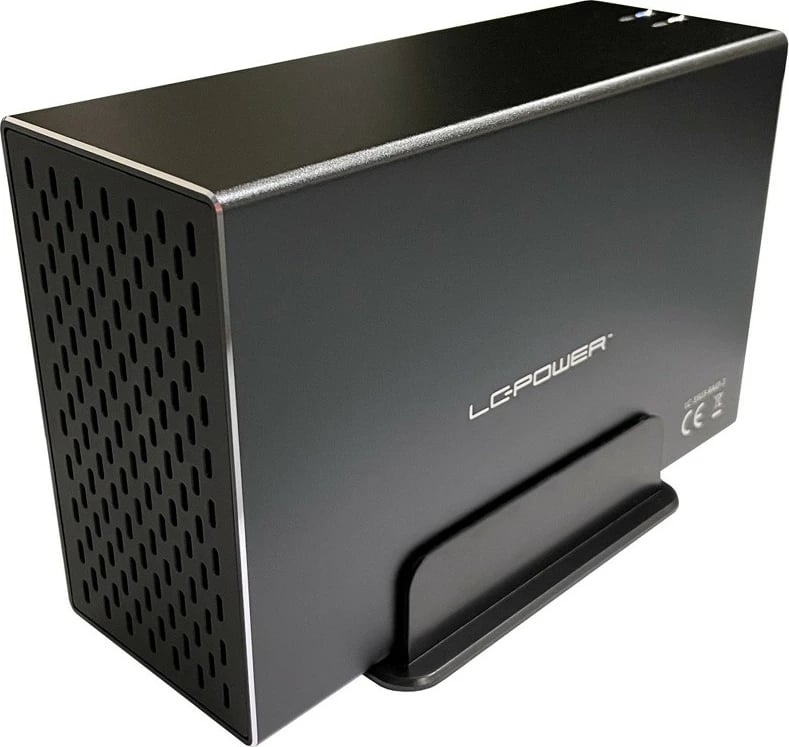 Kasë e jashtme LC-Power LC-35U3-RAID-2, për 2x 3.5" HDD, USB 3.2, e zezë
