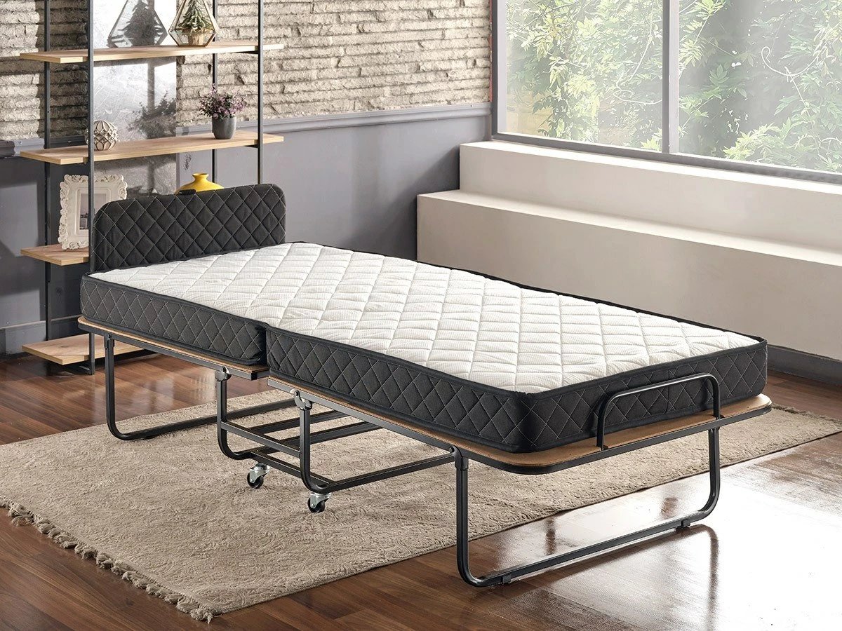 Krevat palosës Hanah Home XL, i bardhë dhe i zi