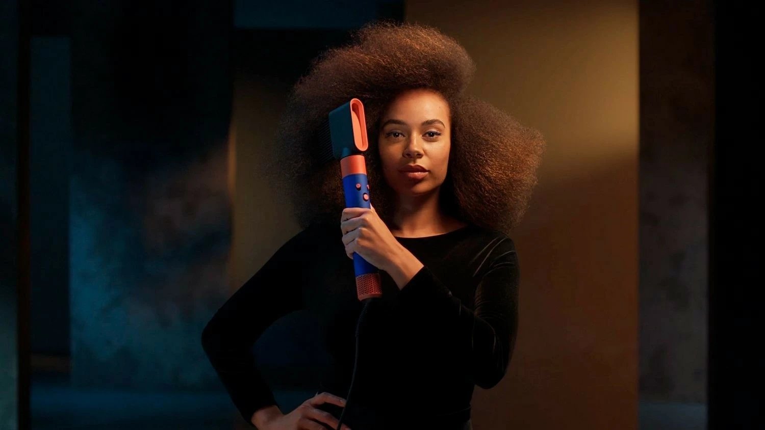 Stajler flokësh Dyson Airwrap Multistyler i.d. Curly+Coily, 1300W, kaltër/topaz
