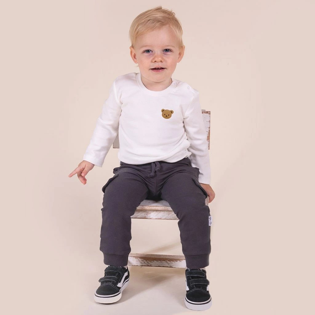 Maicë bebe, Nicol Olaf, 100% pambuk, madhësi 86 (12–18m), e bardhë