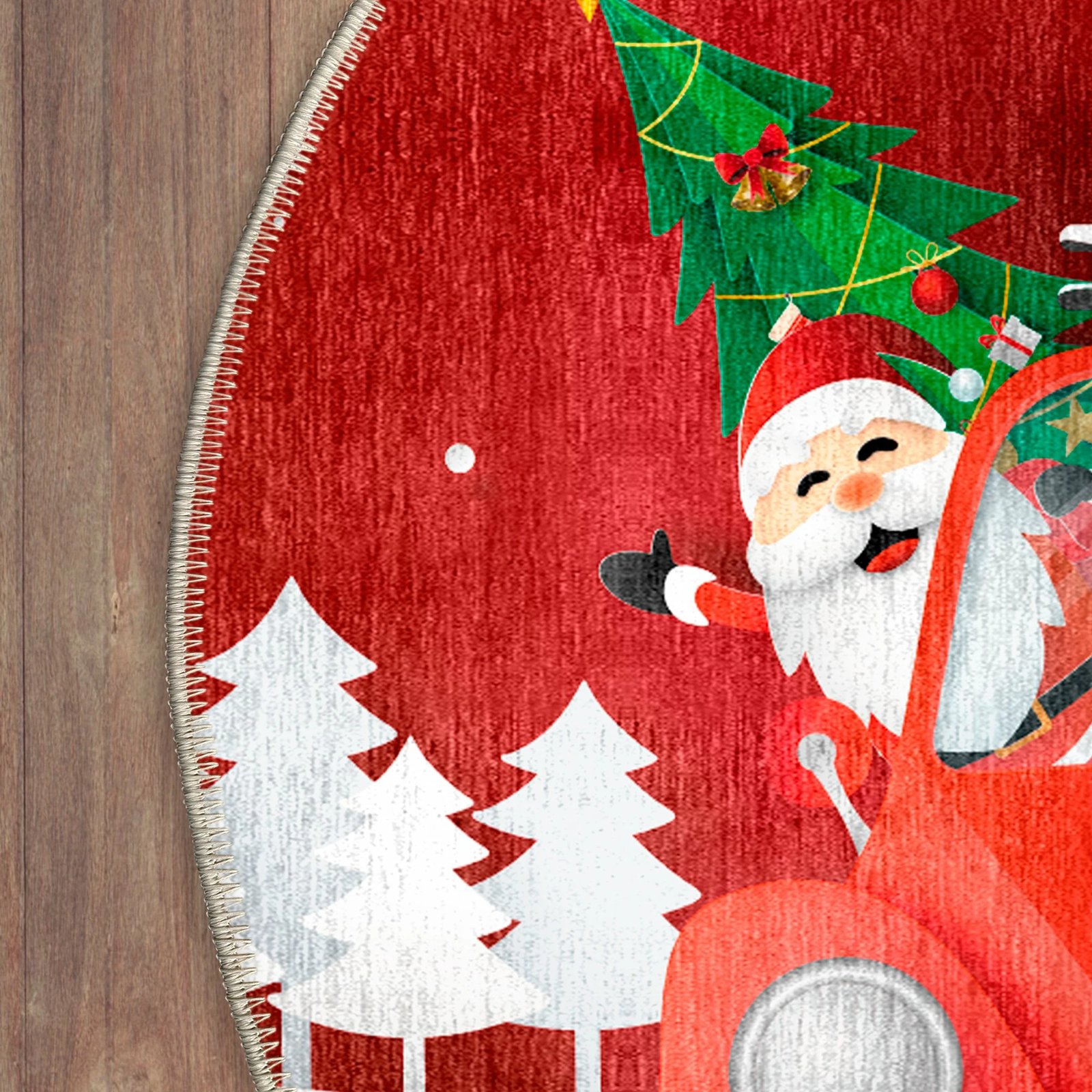 Qilim dekorativ, shumëngjyrësh, 60x60cm, Conceptum Hypnose, Woobtny0322