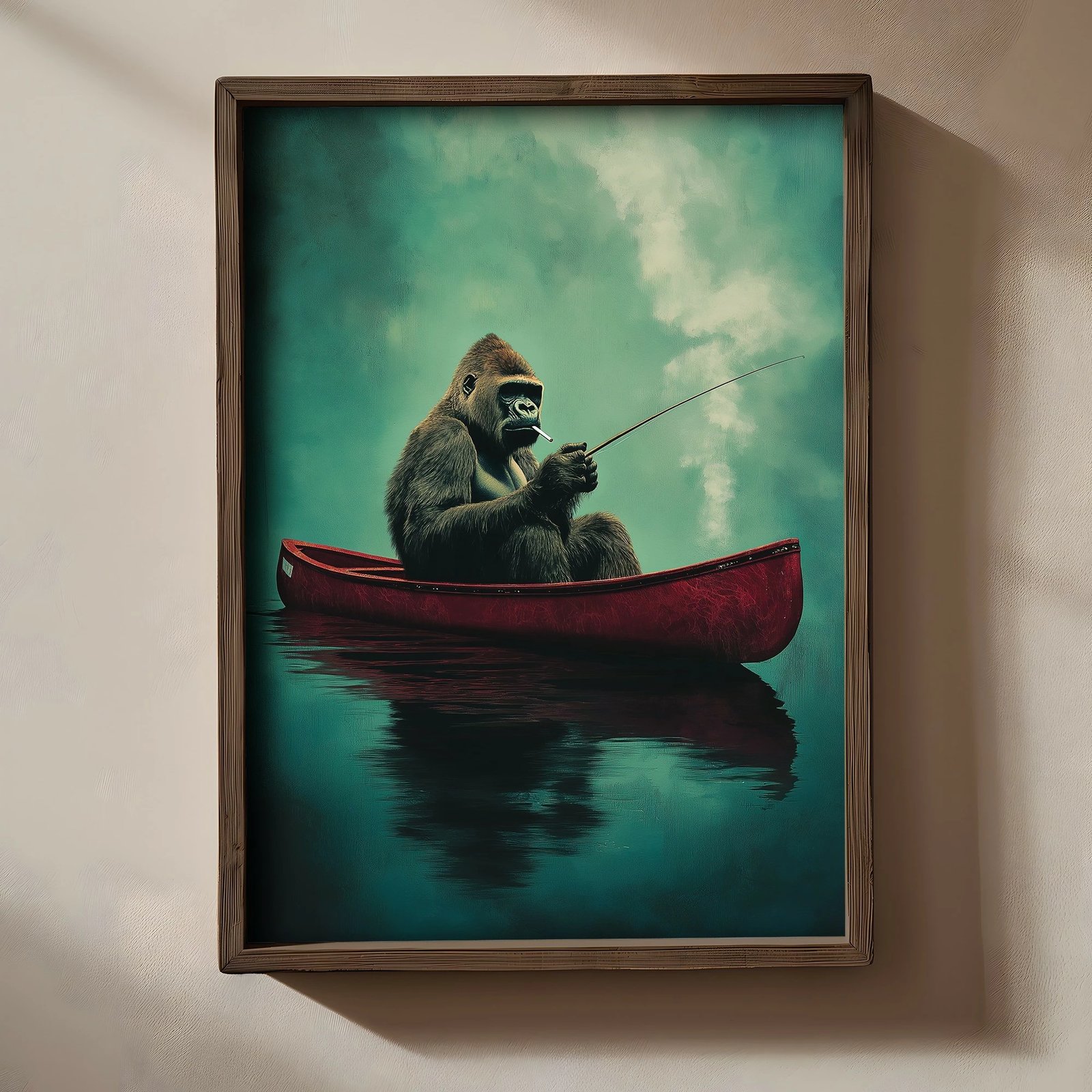 Pikturë dekorative me kornizë MDF, Wallity, TUN044-L, shumëngjyrëshe