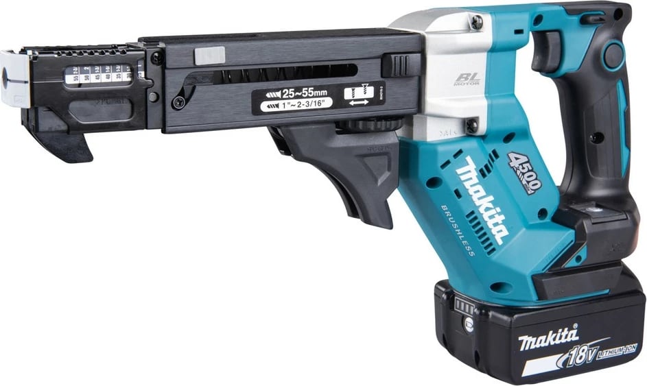 Vidhexhveshës Makita DFR552Z, 18V, brushless, Li-Ion, zi/blu