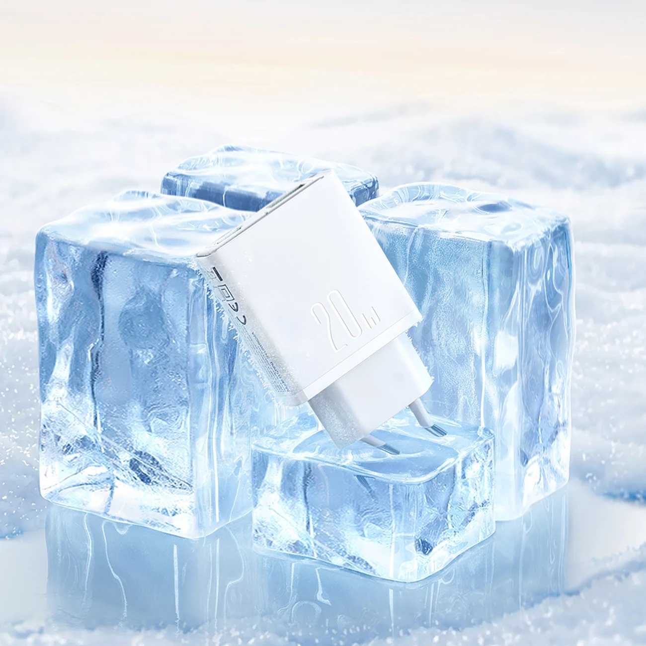 Karikues muri Joyroom JR-TCF14, 20W, 2 porta USB-A/USB-C, i bardhë