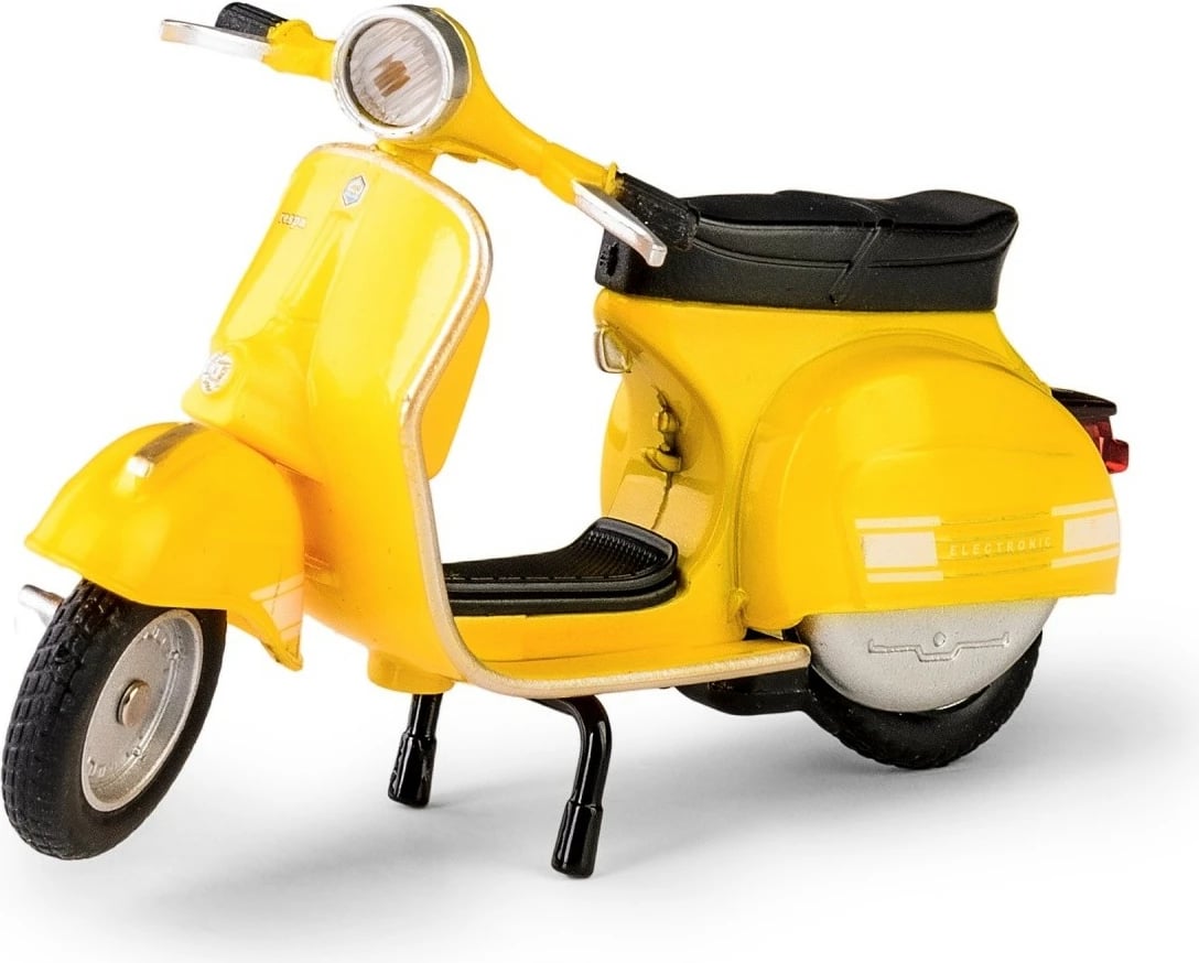 Model motoçikletë Daffi Vespa 200 Rally 1:18, e verdhë