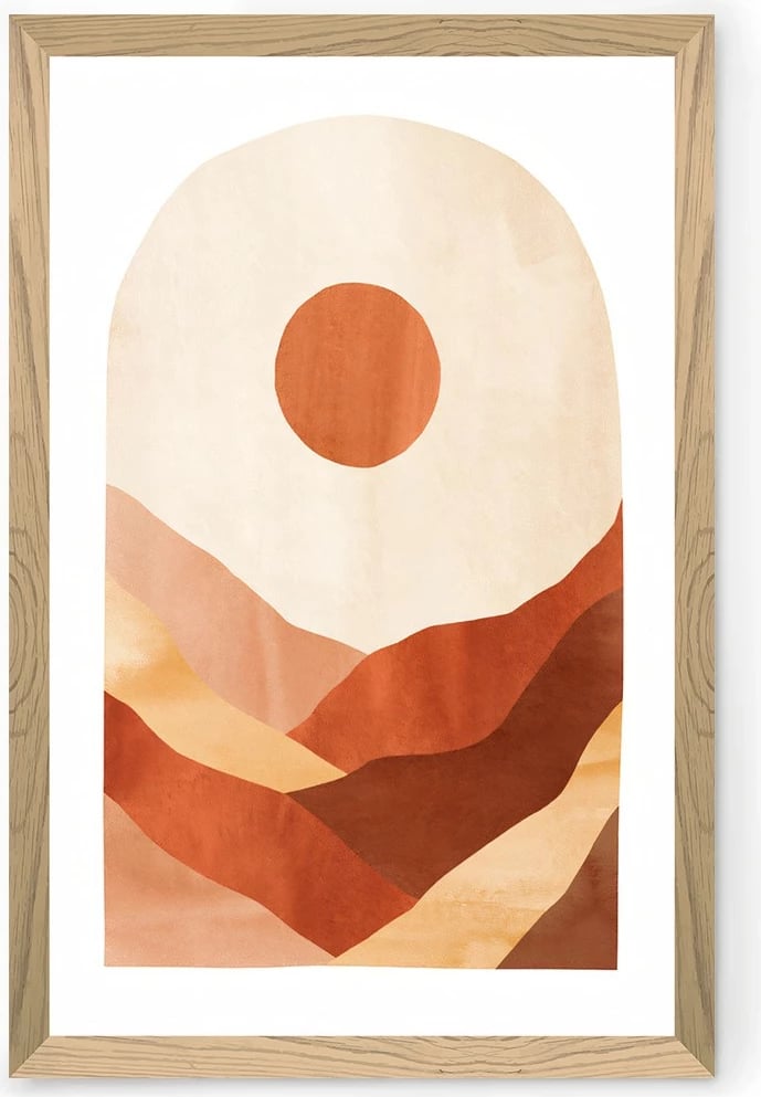 Pikturë dekorative murale Wallity, Tekhammdf113, shumëngjyrëshe, 33x48cm