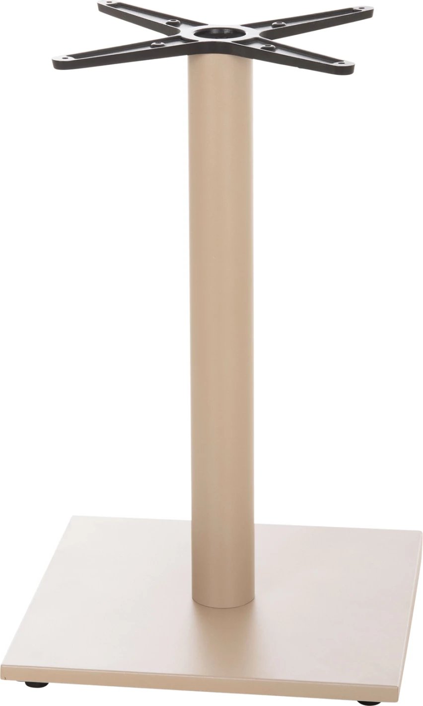 Këmbë tavoline alumini, ngjyrë kapuçino, FH475.25, 46x46x72cm