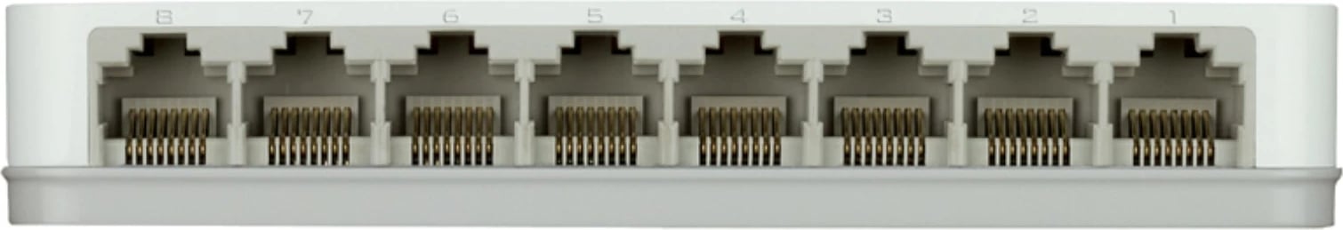 Switch D-Link GO-SW-8G/E, 8 porta, Gigabit Ethernet, i bardhë
