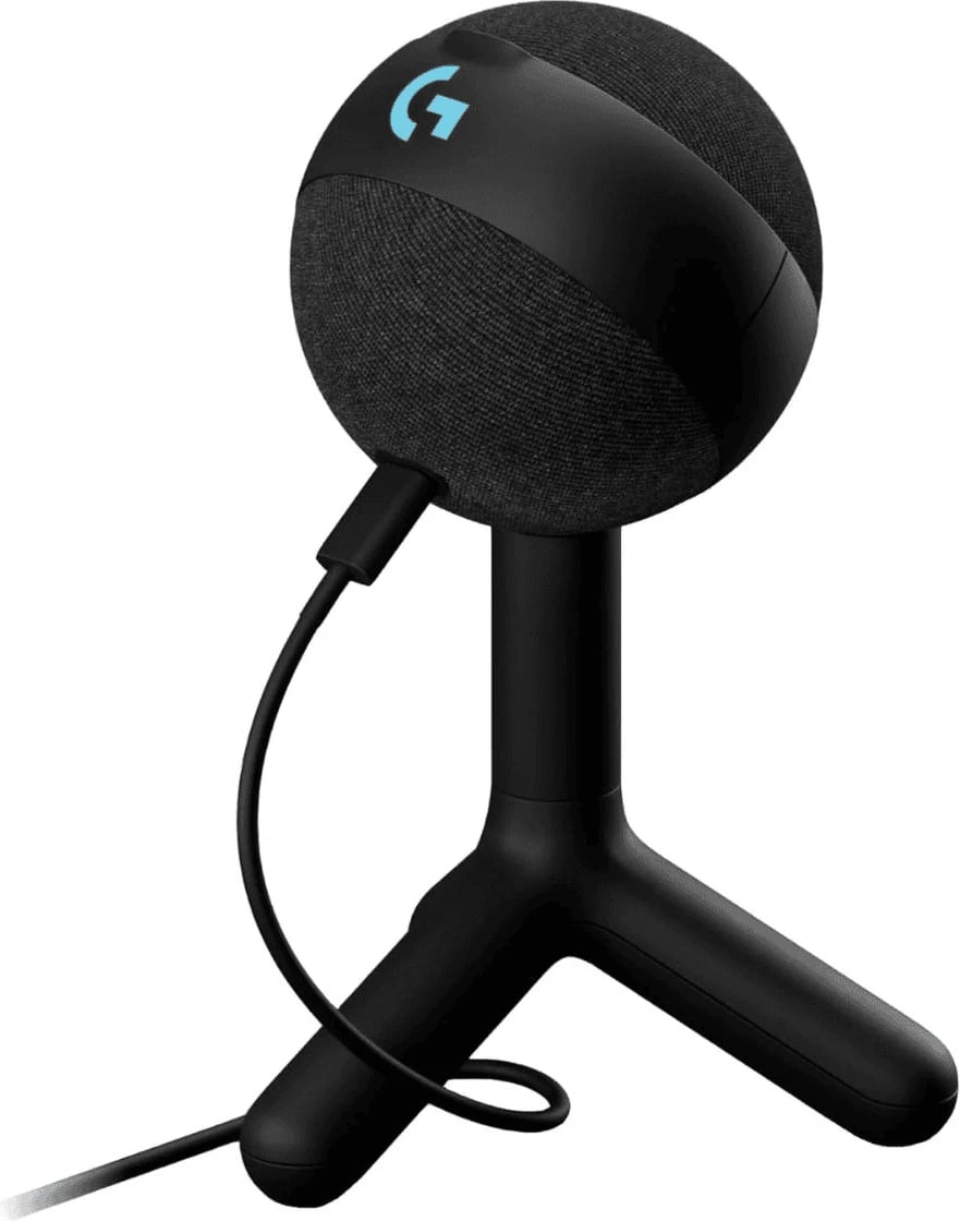 Microfon, Logitech, Yeti Orb Lightsync 988-000551, desktop me RGB, i zi