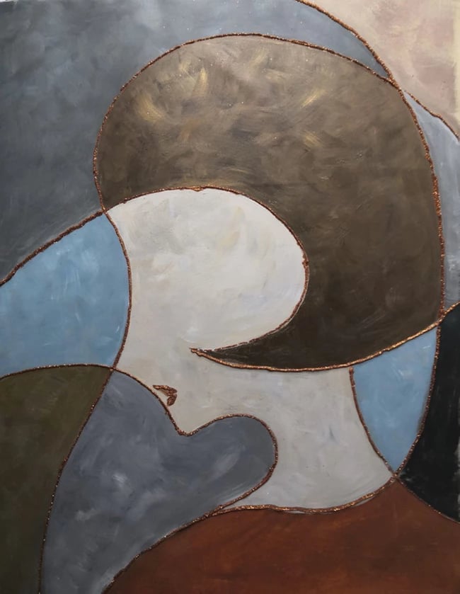 Pikturë dekorative në kanavacë, shumëngjyrëshe, 76x100x4 cm