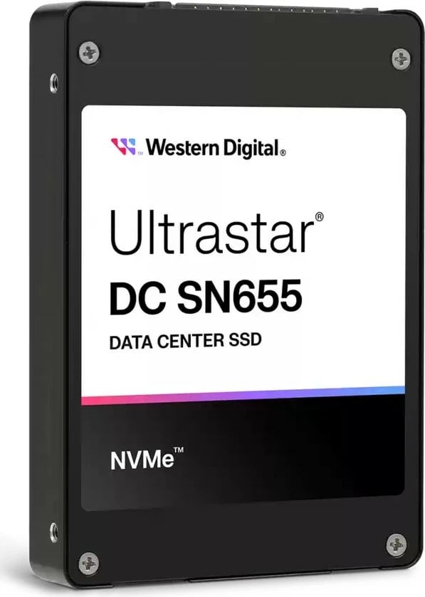 SSD Western Digital Ultrastar DC SN655 15.36TB, NVMe, U.3 PCIe 4.0, 2.5"