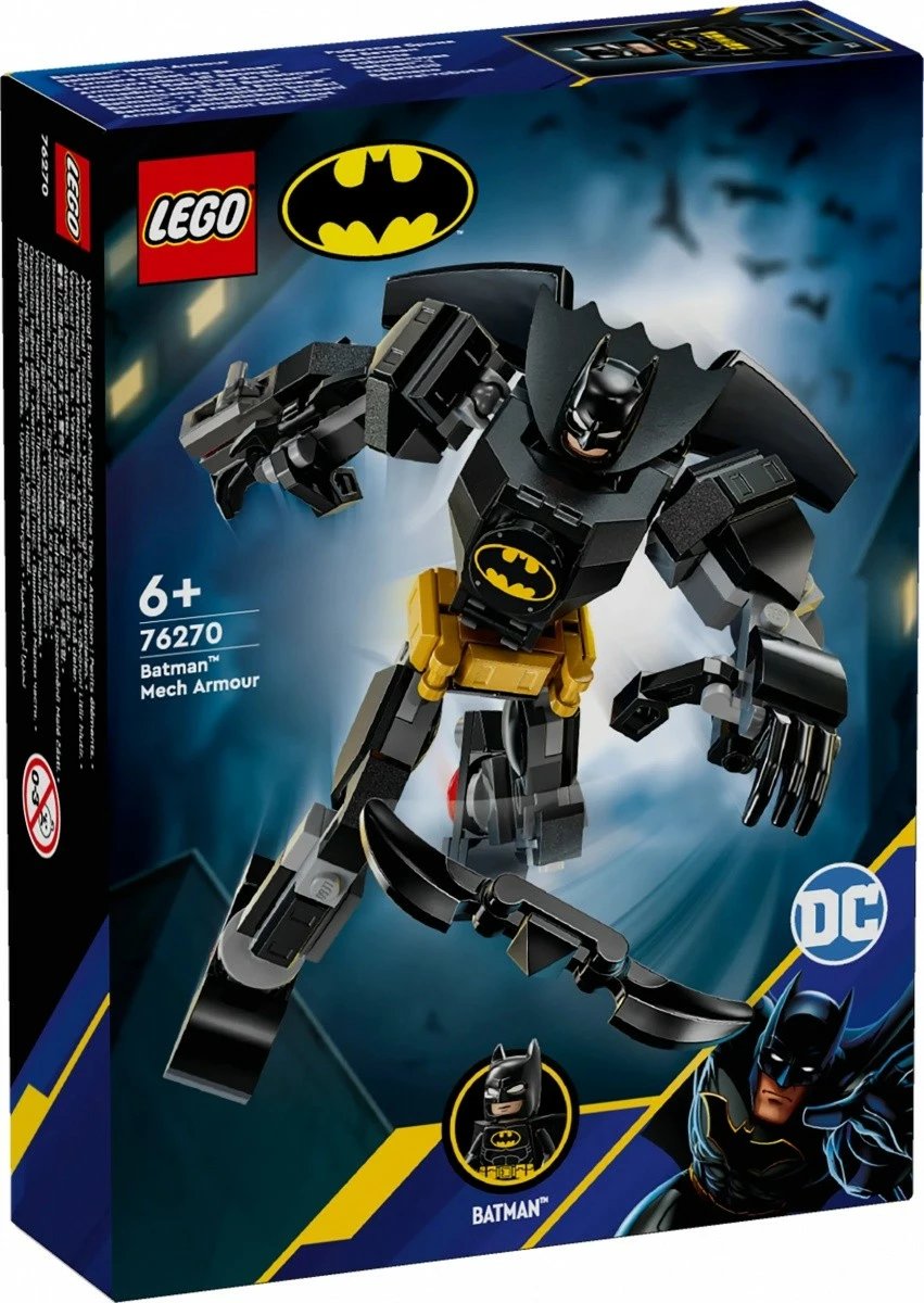 Set LEGO Batman Super Heroes 76270, Mechanical Batman Armor, 140 pjesë