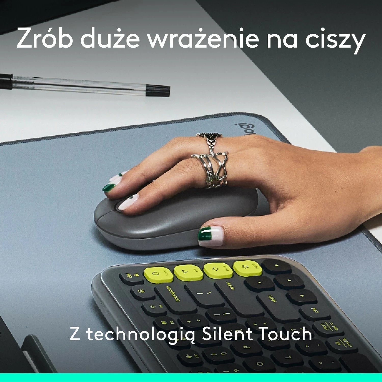Maus Logitech POP ICON, Bluetooth, Grafit