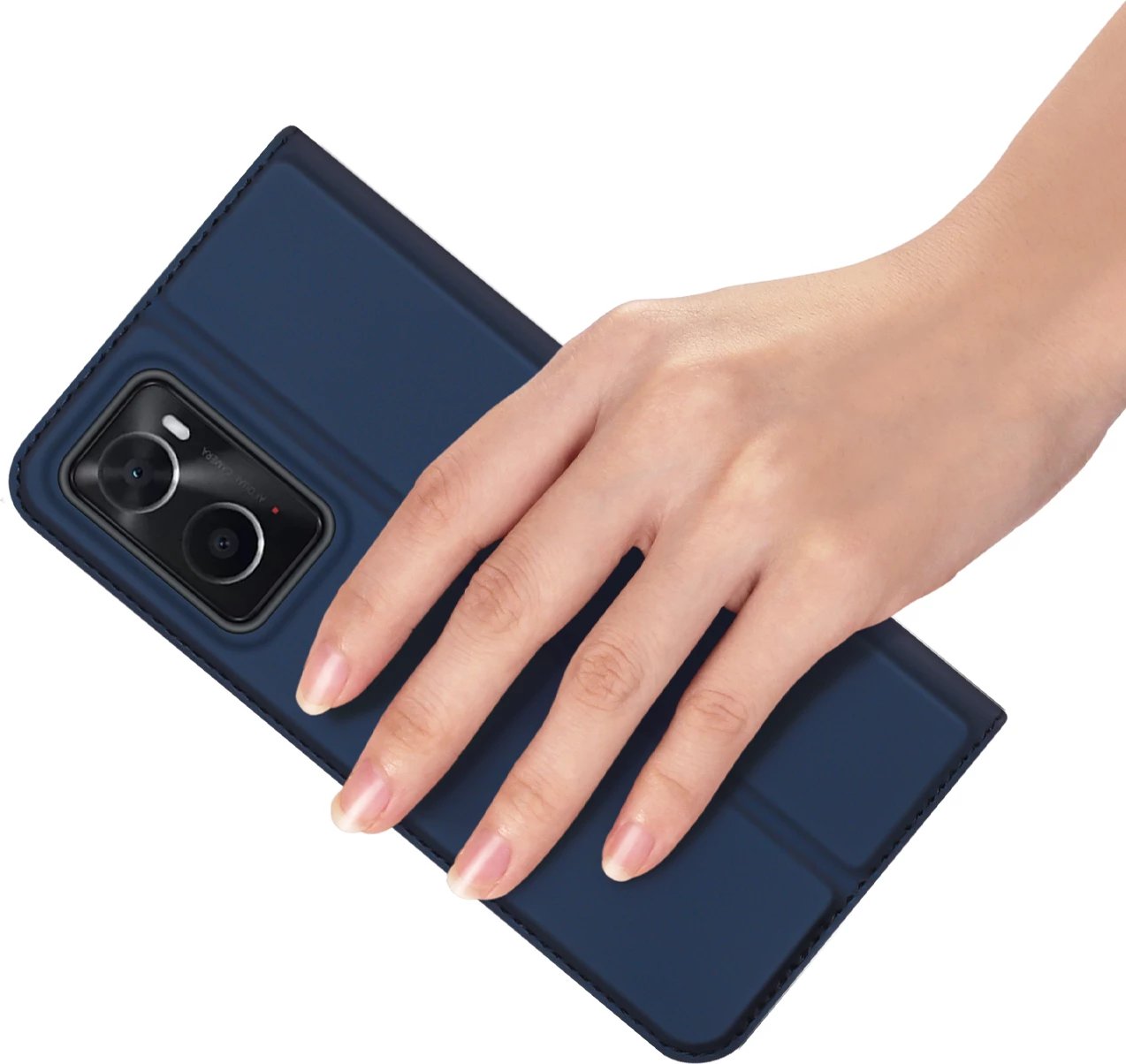 Mbështjellës Dux Ducis Skin Pro për Realme 9i / Oppo A36, me kapak, Blu Mbështjellës Dux Ducis Skin Pro për Realme 9i / Oppo A36, me kapak, Blu