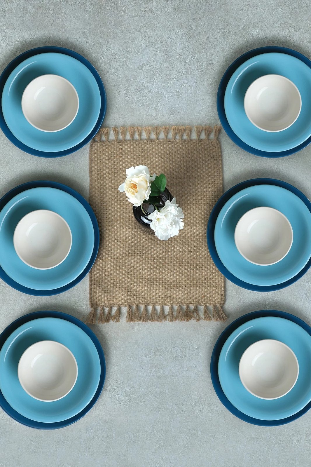 Set darkash për drekë, qeramikë, 18 pjesë, Hermia Concept, X0001509300000000000000000