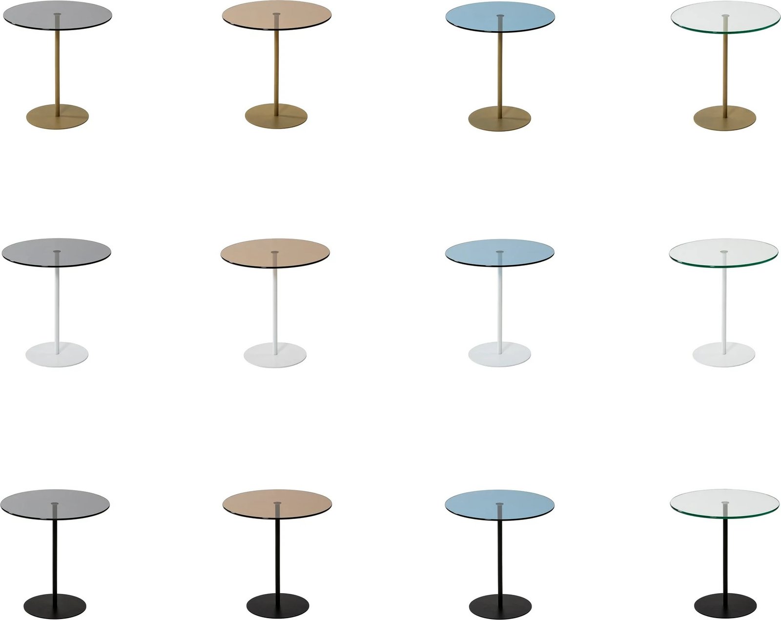 Tavolinë anësore Hanah Home, Chill-Out, ngjyrë ari, bronzi