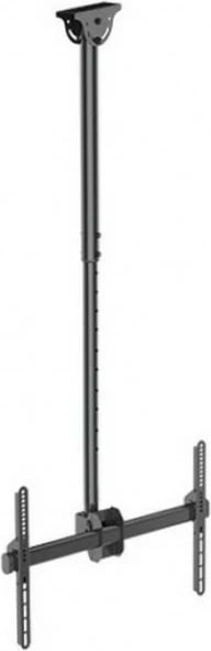 Mbajtëse tavani për TV/monitor Techly 309357, për LCD/LED 37-70 inç, 50kg, e zezë