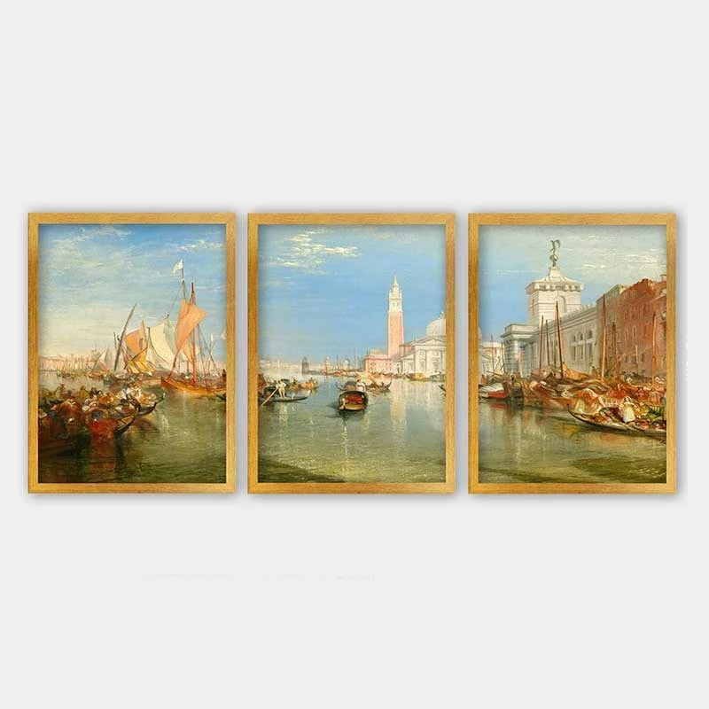 Pikturë dekorative me kornizë (3 copë), Wallity, 3AC_UN5666_3545