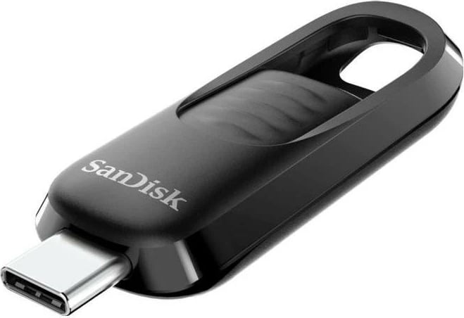 USB SanDisk Ultra Slider 64GB, USB Type-C, 300 MB/s, i zi