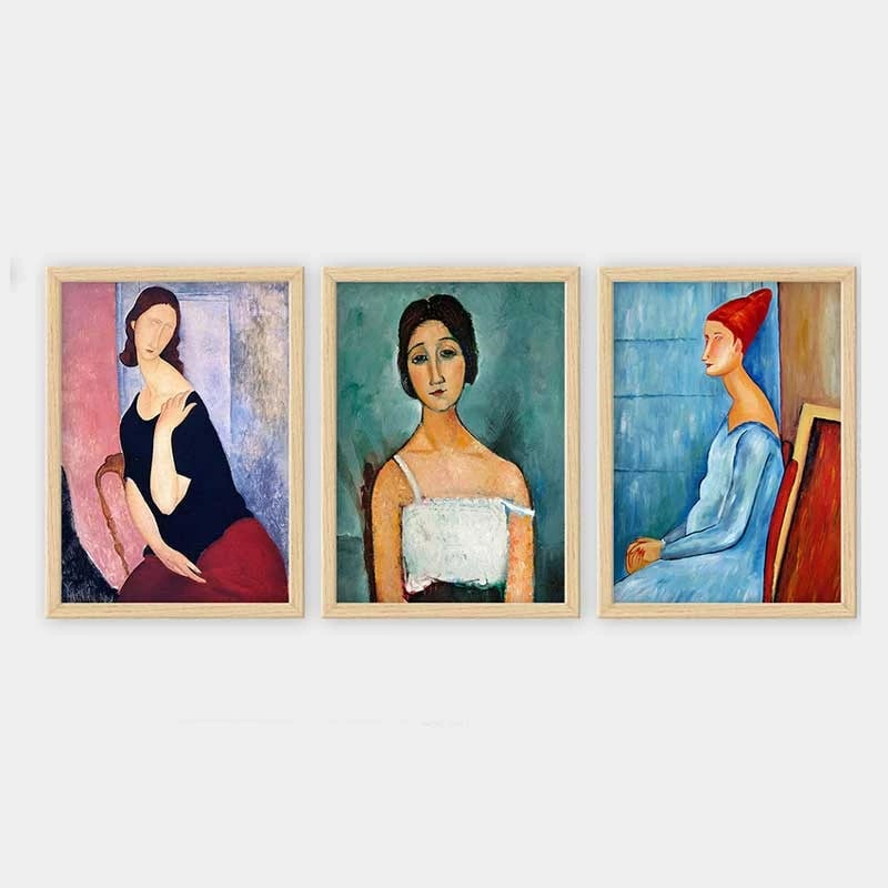 Pikturë dekorative me kornizë (3 copë), Wallity, 3NTC_UN852364_3545