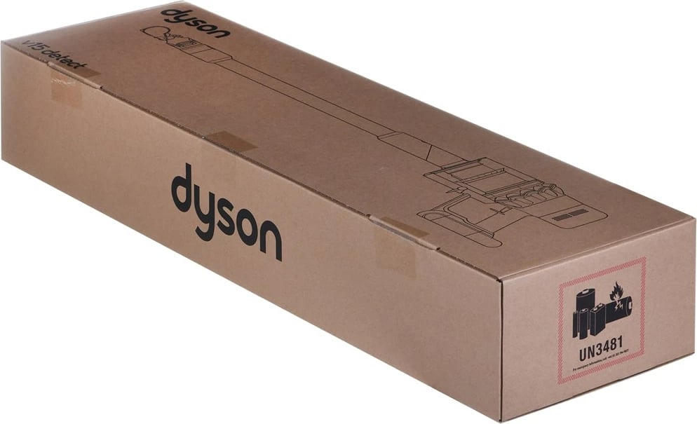 Fshesë me korrent dore Dyson V15 Detect Absolute, pa qese, Nickel, 60 min Fshesë me korrent dore Dyson V15 Detect Absolute, pa qese, Nickel, 60 min